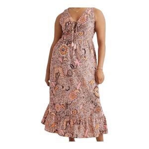 madewell embroidered jardin midi dress The Embroidered Melody Smocked Midi Dress
